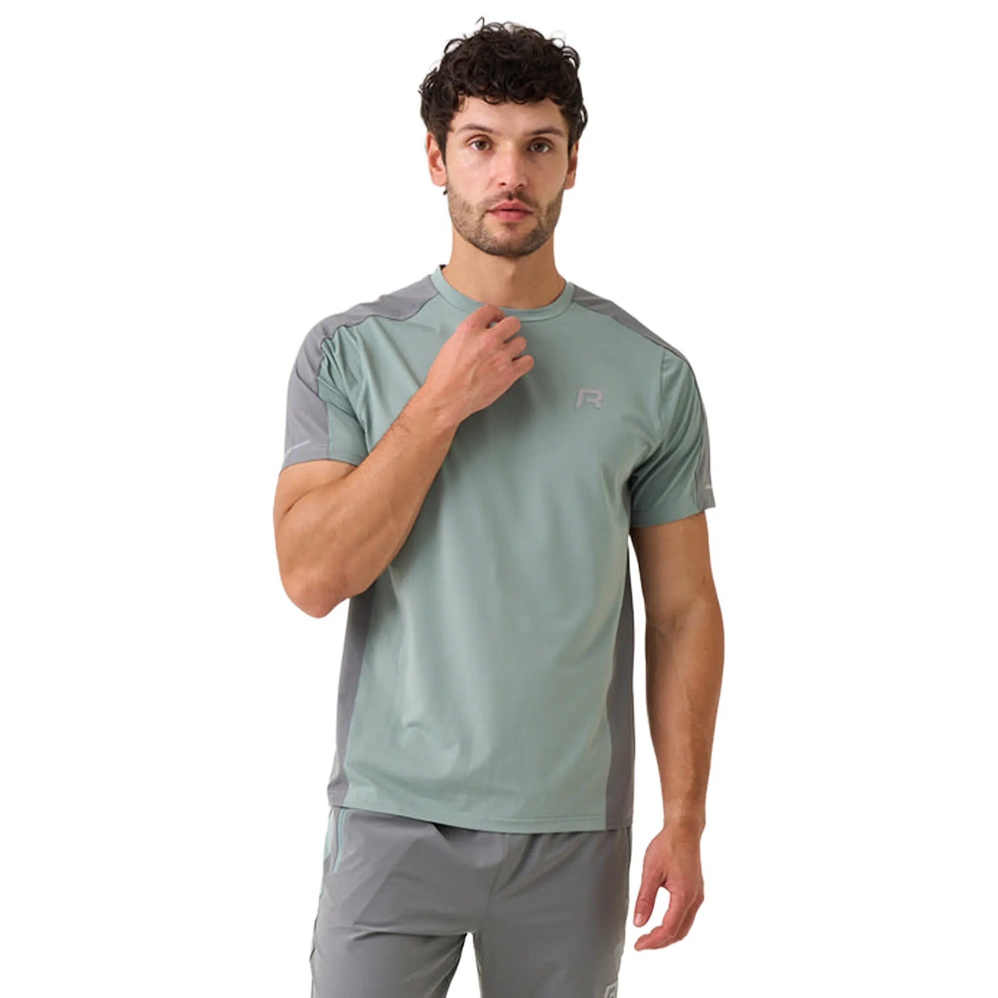 Model view of Reprimo Nova Bottle Green T-Shirt